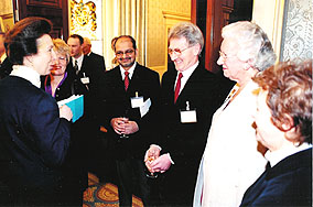 Baz with Princess Ann